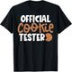 Official Cookie Tester Bakers Kids Toddler Xmas T-Shirt - T-Shirt | Black