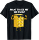 Want to See My Six Pack Bricks Lover Master Builder T-Shirt - T-Shirt | Black