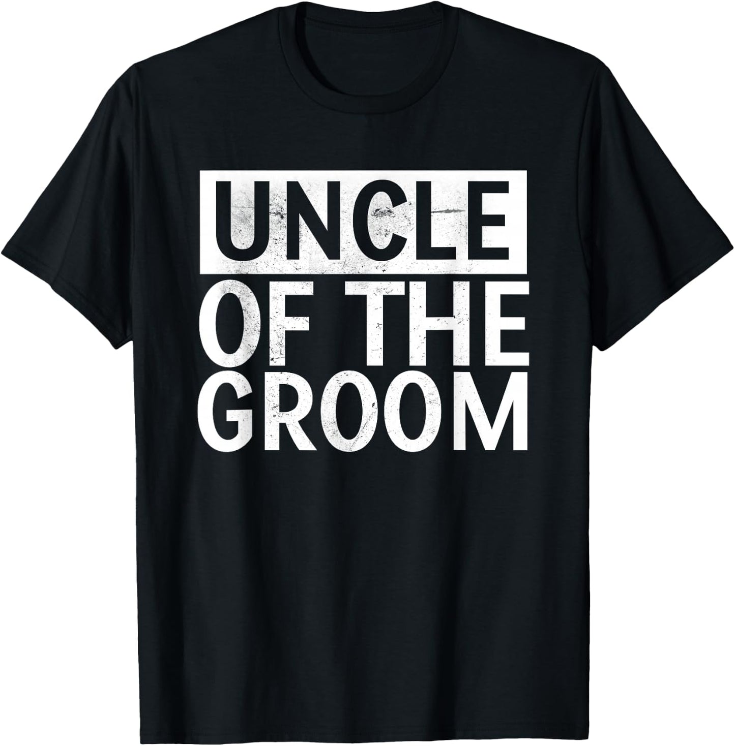 Uncle Of The Groom Shirt Gifts T-Shirt - T-Shirt | Black