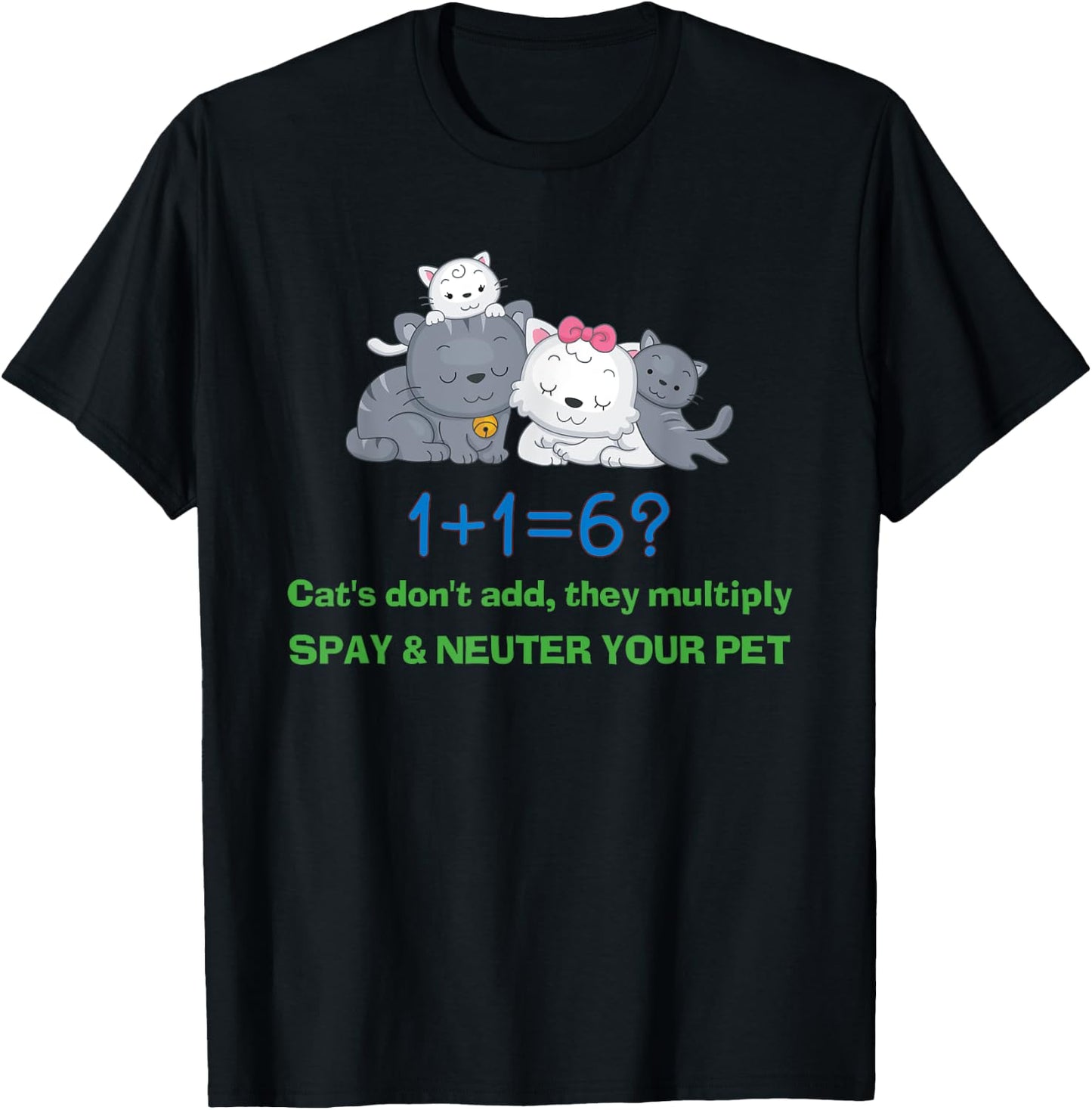 Lucky Dog Animal Rescue - Spay and Neuter Women Girls Kids T-Shirt - T-Shirt | Black