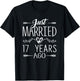 17th Wedding Anniversary 17 Year Anniversary Couple Matching T-Shirt - T-Shirt | Black