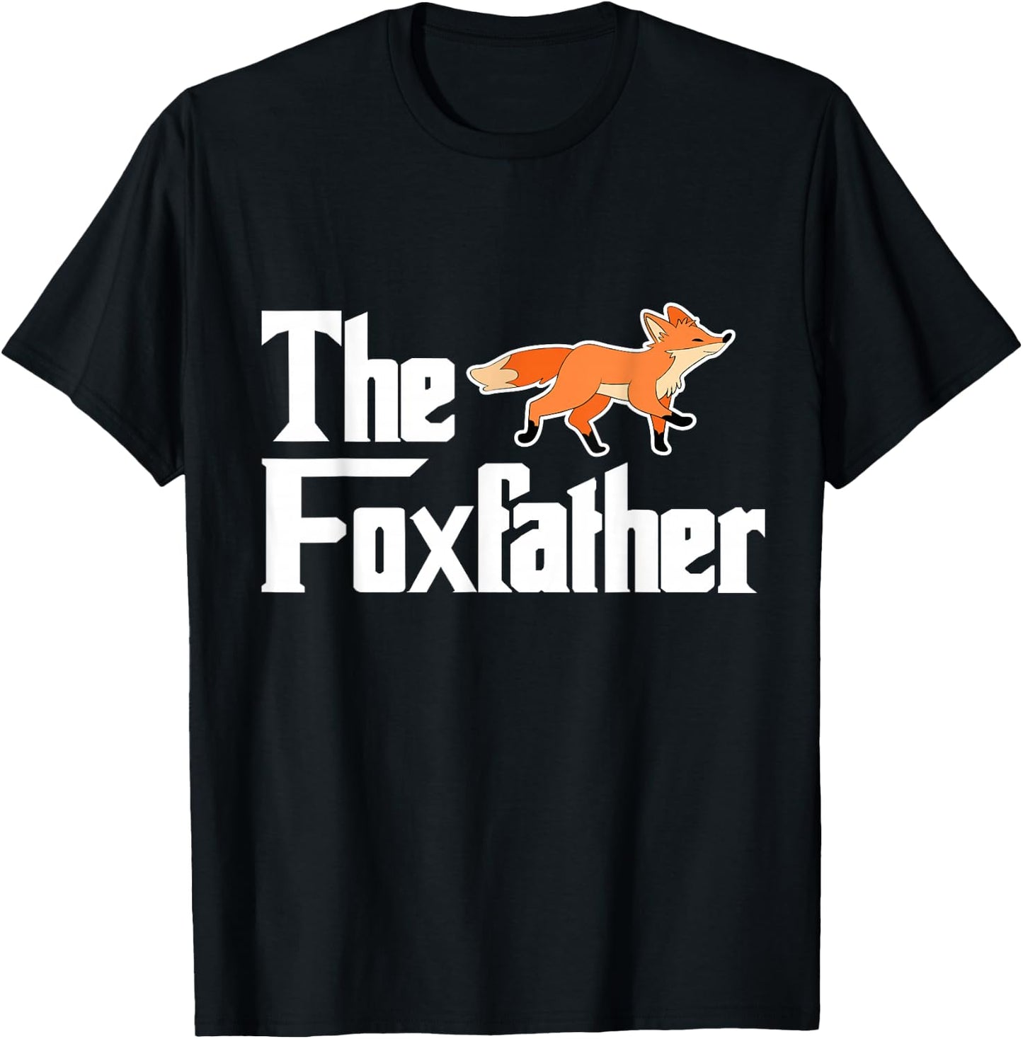Fox Red Foxes Girls' Smart Vintage Wildlife T-Shirt - T-Shirt | Black