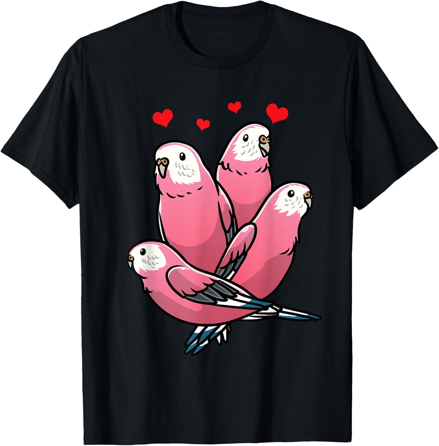 Bourke's parrot Bird Lover Parakeet T-Shirt - T-Shirt | Black