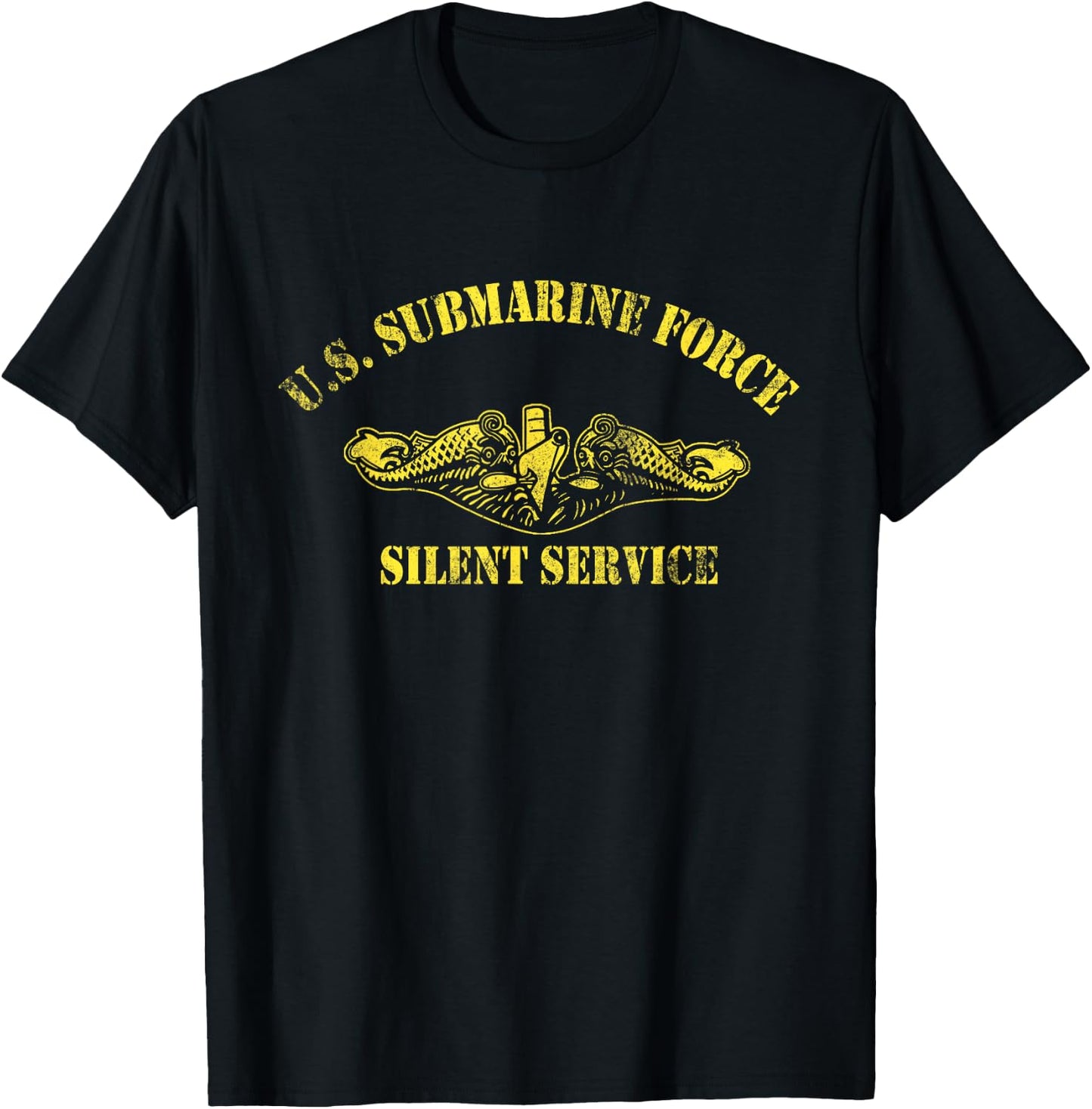 U.S Submarine Force Silent Service Veteran Submariner Gifts T-Shirt - T-Shirt | Black