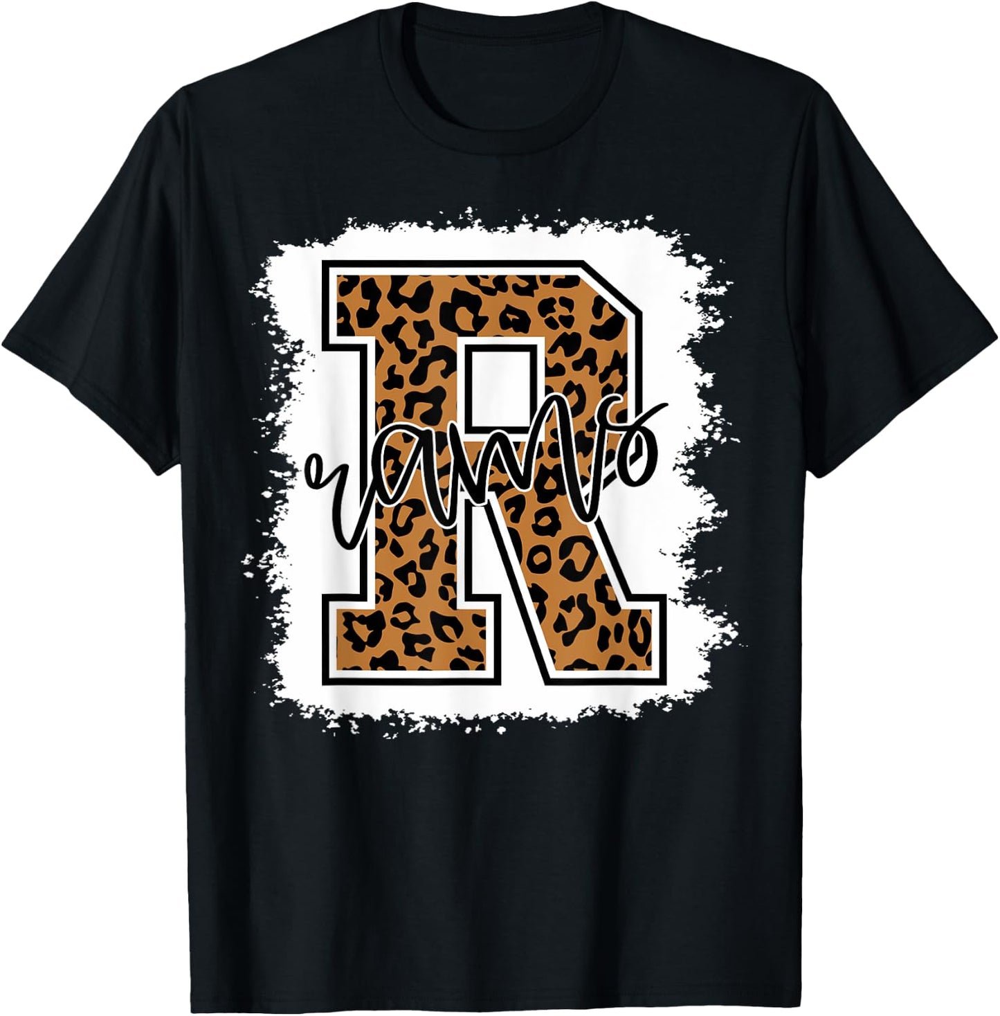 Rams School Sports Fan Team Spirit Mascot Gift T-Shirt - T-Shirt | Black