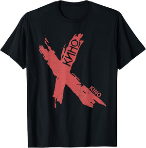 Viktor Tsoi rock musician Russia cinema USSR T-Shirt - T-Shirt | Black
