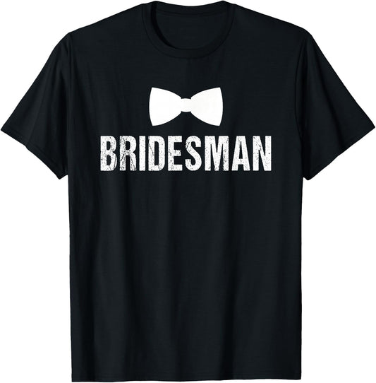 Bridesman | Coordinating Wedding Shirts T-Shirt - T-Shirt | Black
