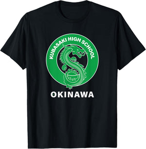 Kubasaki High Dragons Kubasaki Okinawa Island Okinawa Japan T-Shirt - T-Shirt | Black
