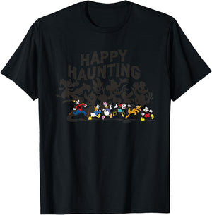 Halloween Mickey and Friends - Happy Haunting T-Shirt - T-Shirt | Black
