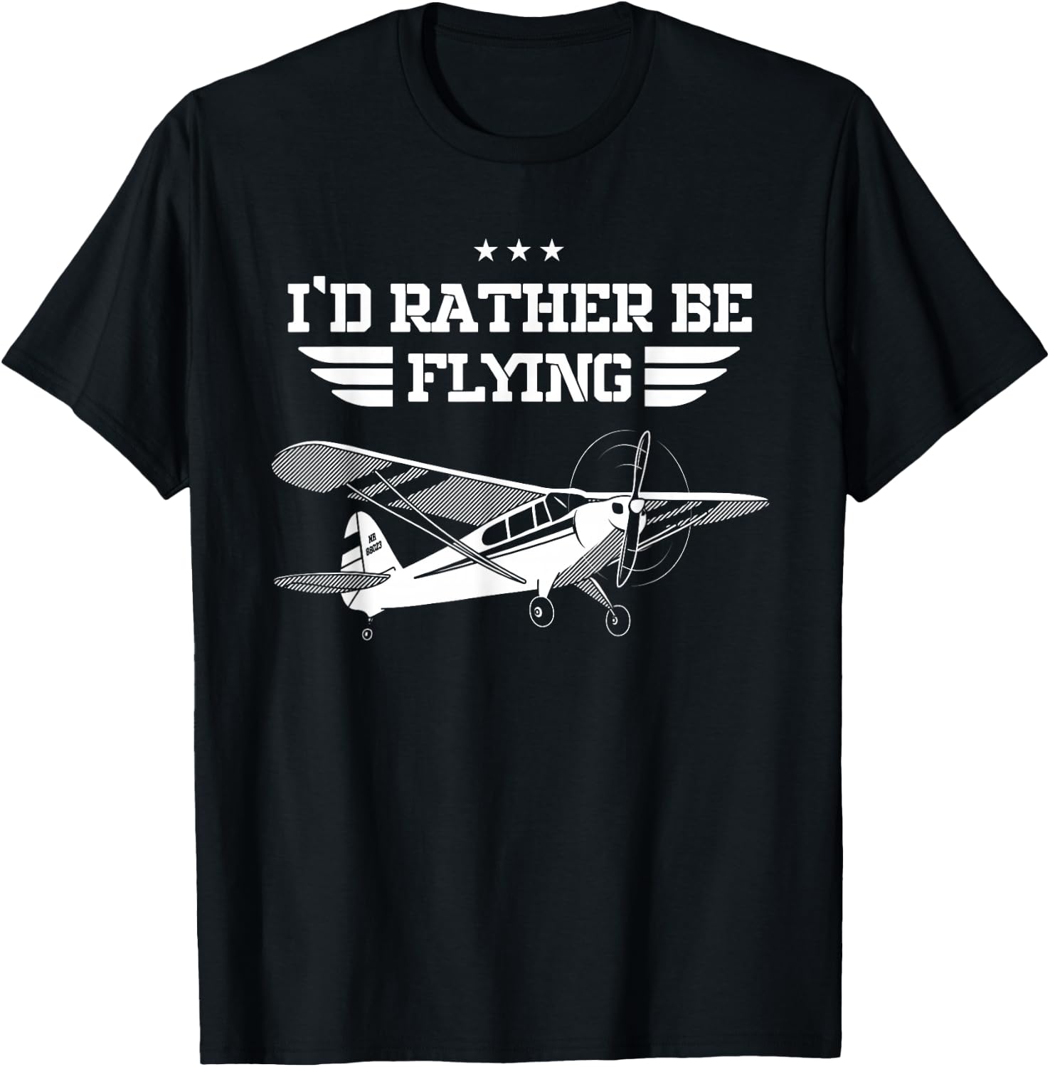 I'd Rather Be Flying RC Model Pilot Aviation Gifts RC Tarpaulin T-Shirt - T-Shirt | Black