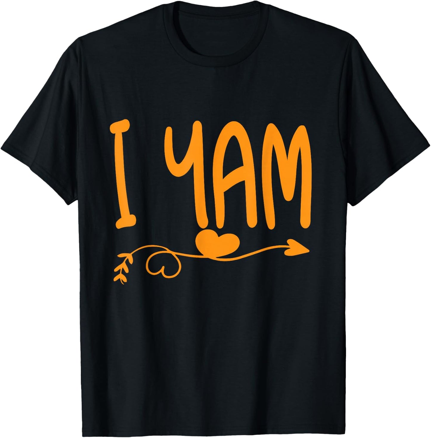 She's My Sweet Potato I yam Set Couples Thanksgiving T-Shirt - T-Shirt | Black
