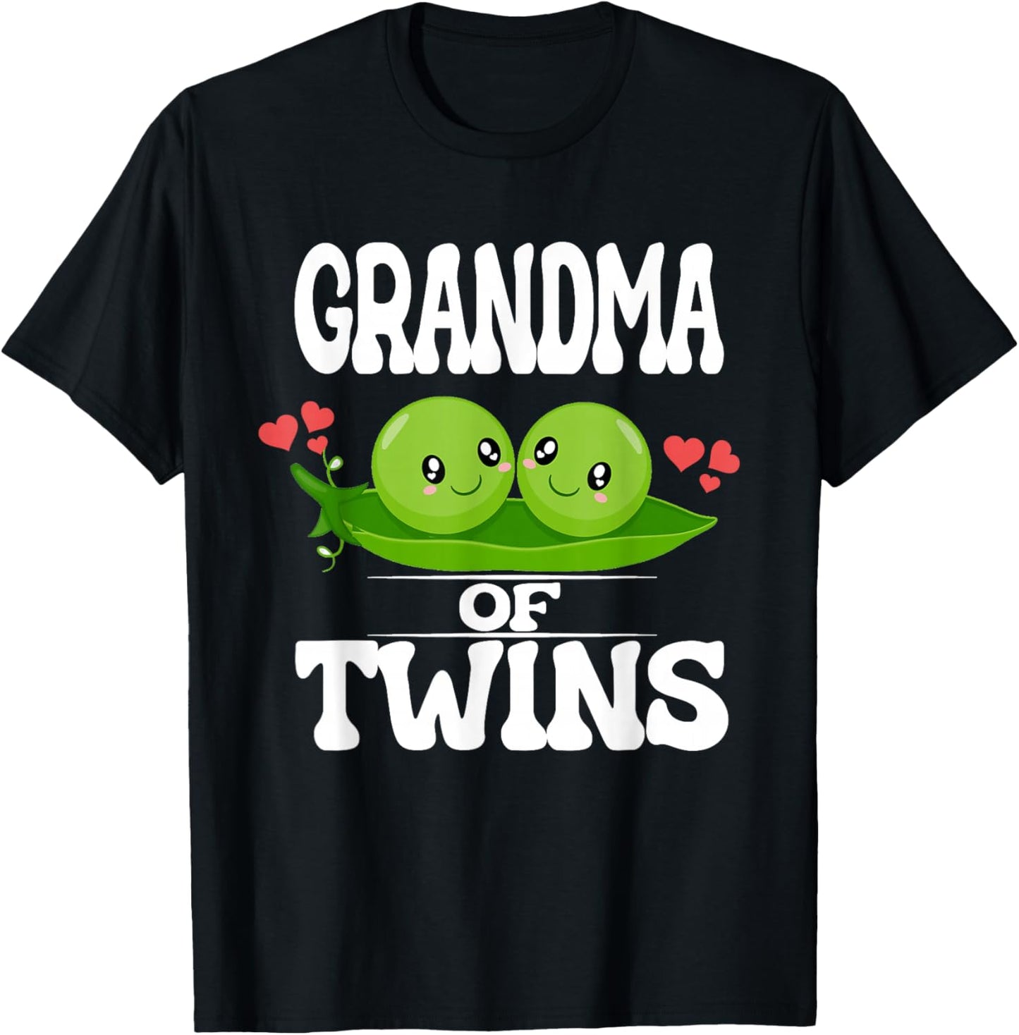 Grandma Of Twins Black Women's Classic Fit T-Shirt - T-Shirt | Black
