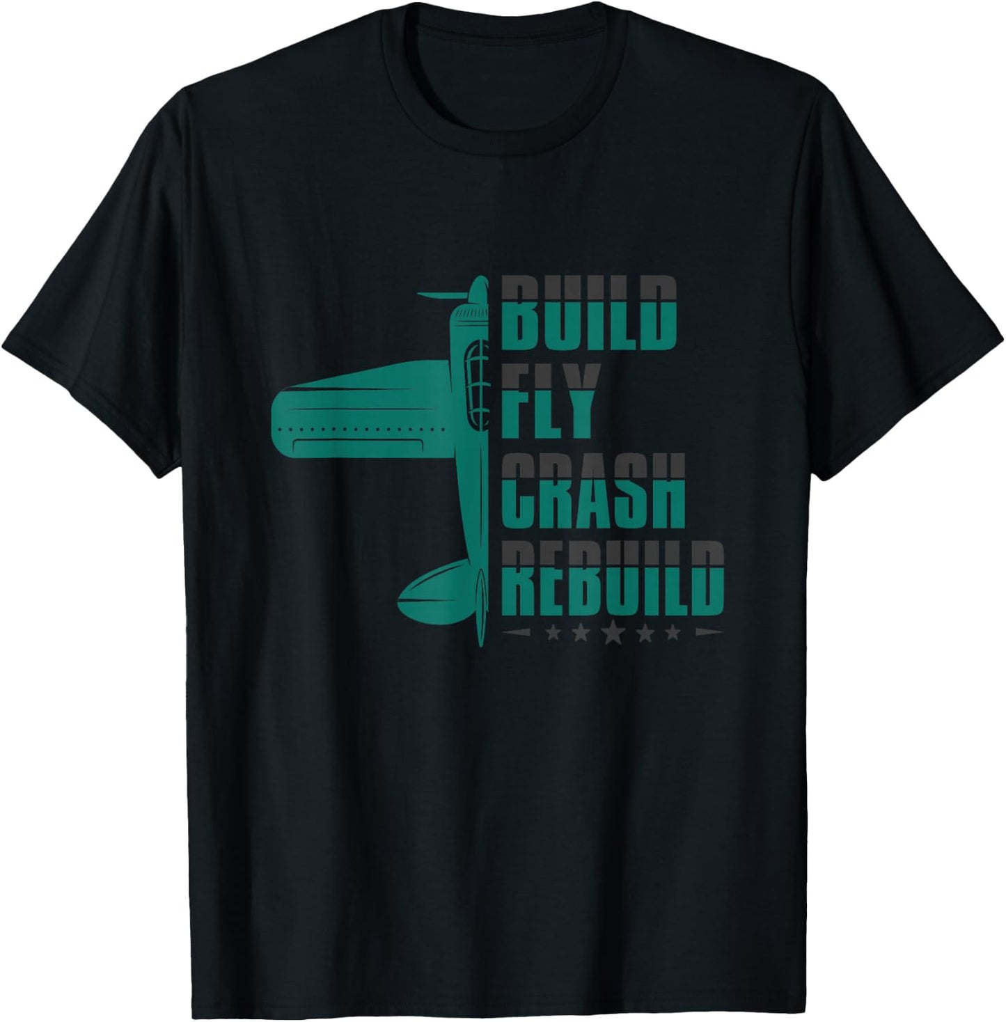 RC Test Pilot Model Plane Pilot Model Flight T-Shirt - T-Shirt | Black