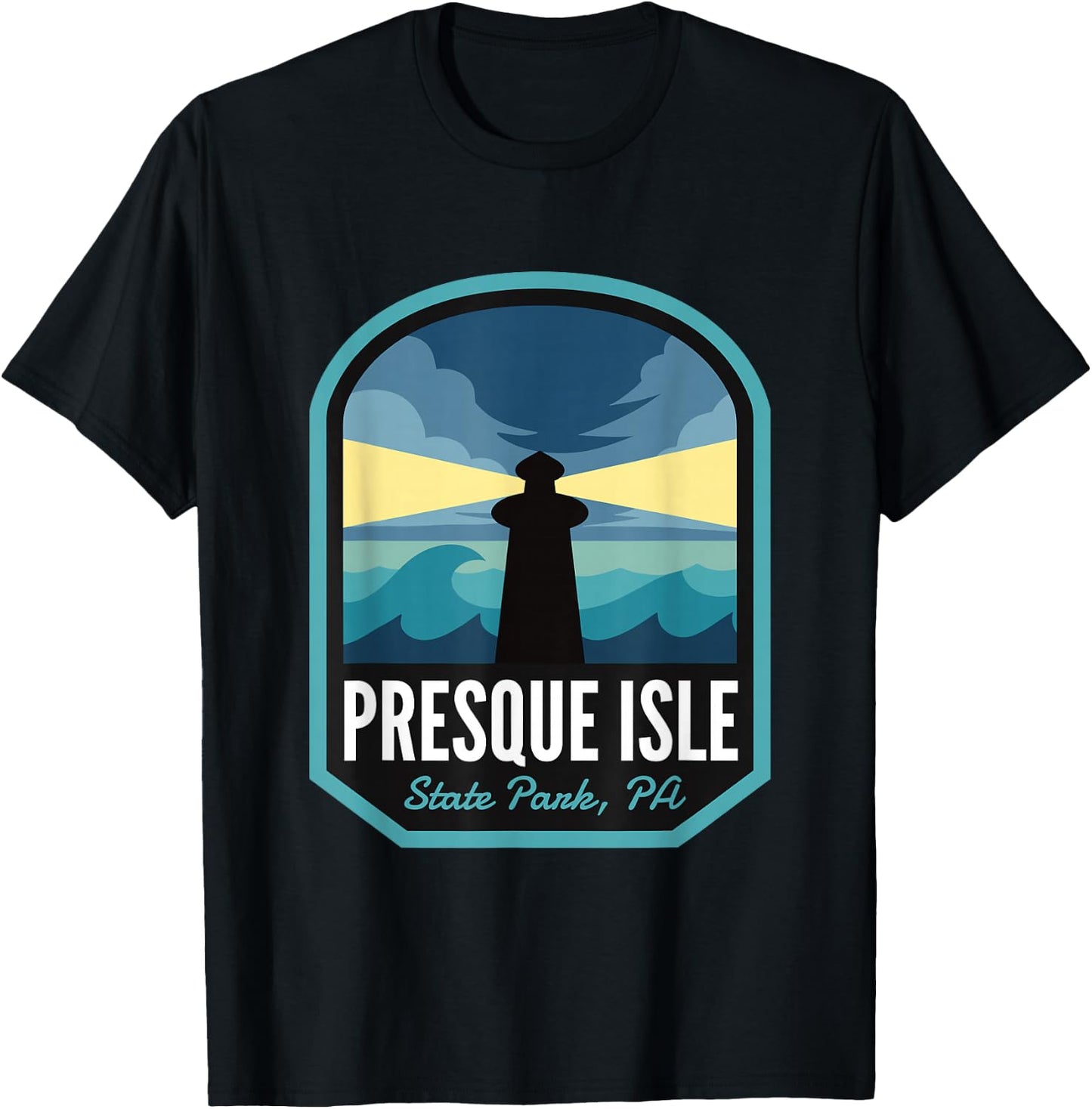 Presque Isle State Park Pennsylvania T-Shirt - T-Shirt | Black