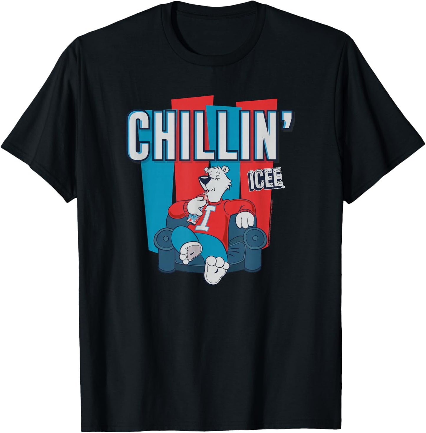 ICEE Bear Classic Sofa Chillin' Logo T-Shirt - T-Shirt | Black