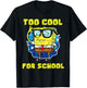 Mademark x SpongeBob SquarePants - SpongeBob Too Cool For School Wearing Glasses for Boys Girls T-Shirt - T-Shirt | Black