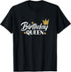 Birthday Queen , Black, Female X-Small T-Shirt - T-Shirt | Black