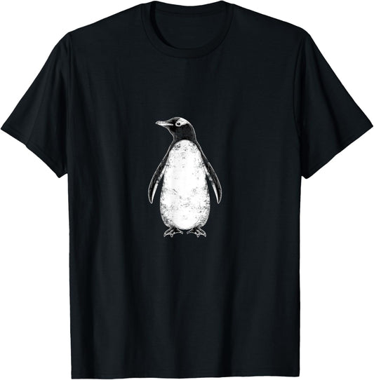 Zoo Bird Animal Gift Antarctic Penguin T-Shirt - T-Shirt | Black