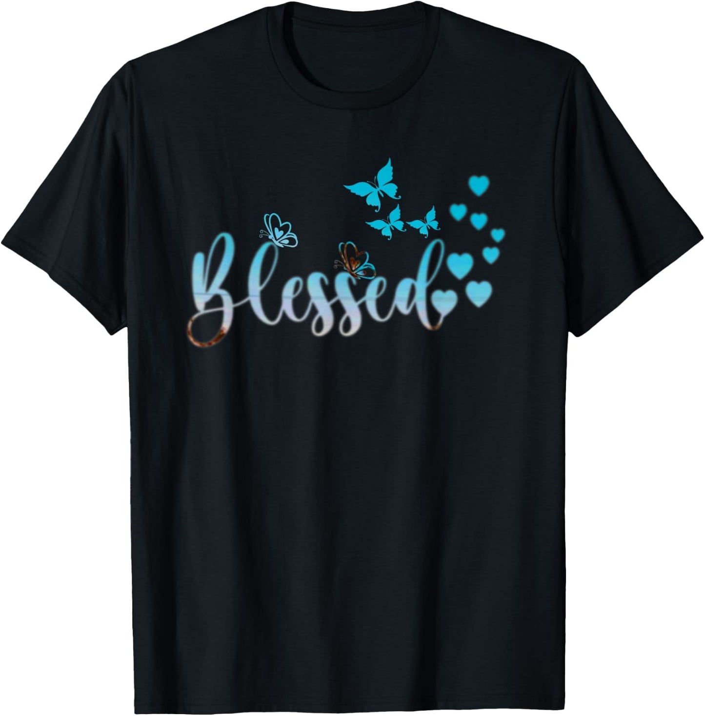 Blessed Beyond Measure Christian Faith T-Shirt - T-Shirt | Black