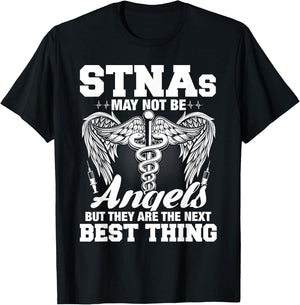 STNA Nurse Nursing School Nurses Week T-Shirt - T-Shirt | Black