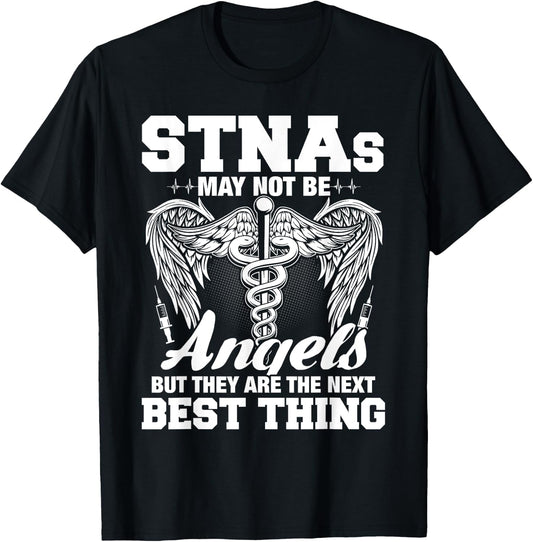 STNA Nurse Nursing School Nurses Week T-Shirt - T-Shirt | Black