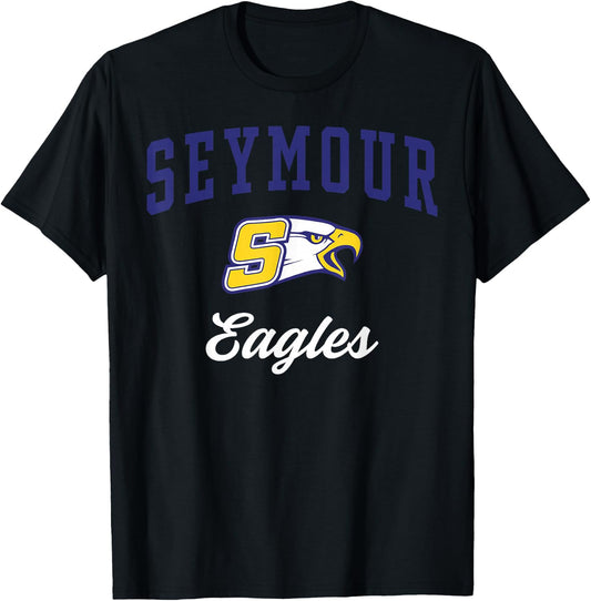 Seymour High School Eagles T-Shirt - T-Shirt | Black