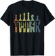 Think Retro Vintage Chess Pieces Player Gifts Chess Coach T-Shirt - T-Shirt | Black