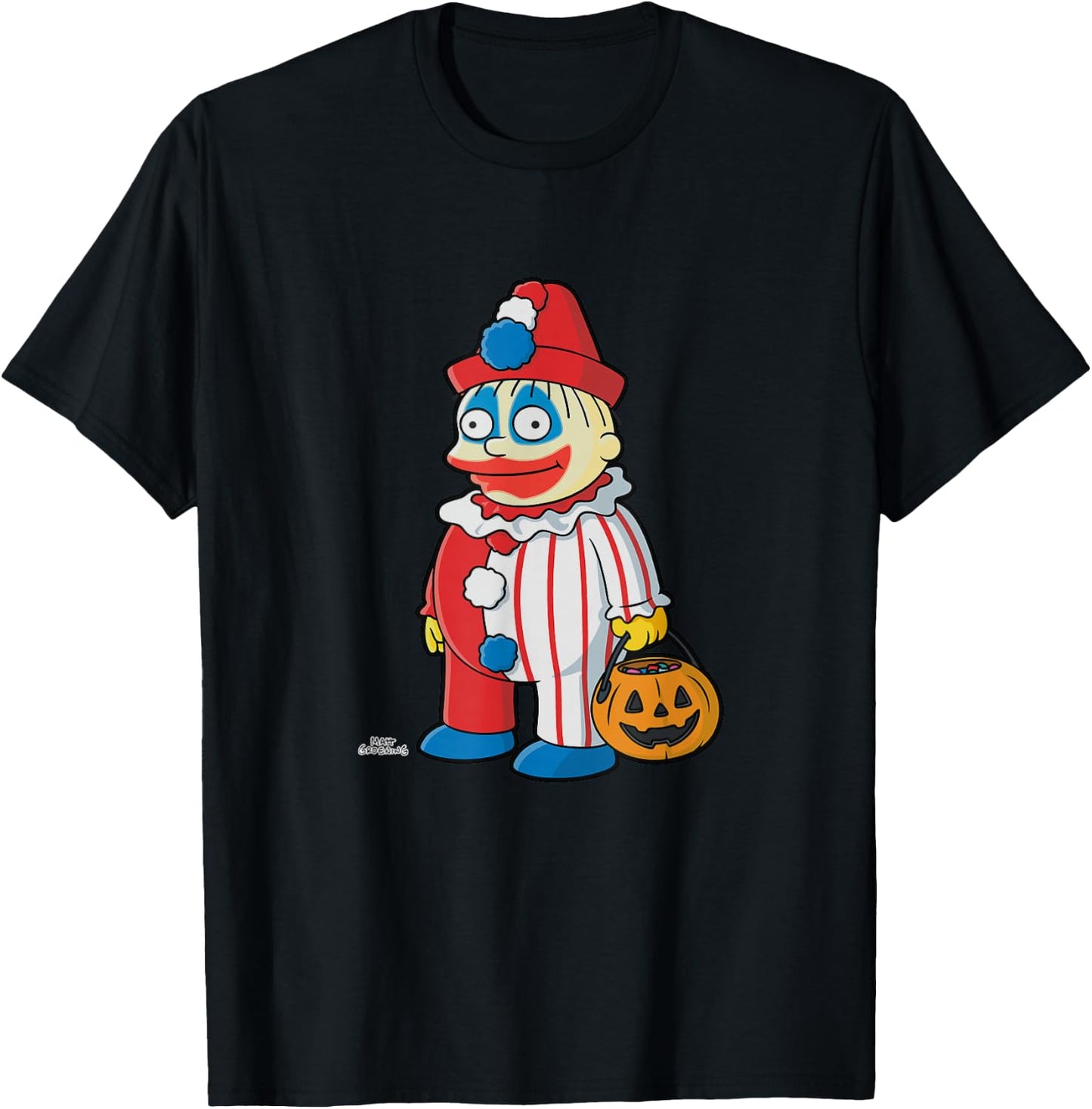 The Simpsons Ralph Clown Treehouse of Horror Halloween T-Shirt - T-Shirt | Black