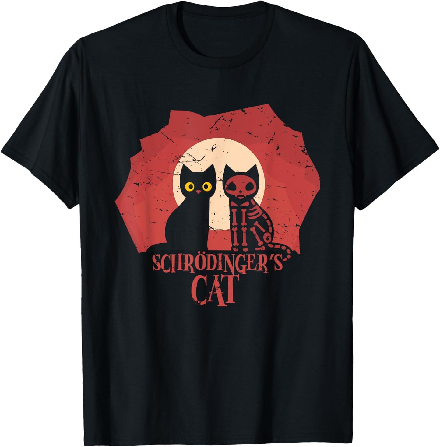 Schrodinger's Cat I Funny Dead or Alive Scientists Gift Women Kids T-Shirt - T-Shirt | Black