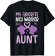 NICU Aunt Micro Preemie Baby Auntie of NICU Warrior T-Shirt - T-Shirt | Black
