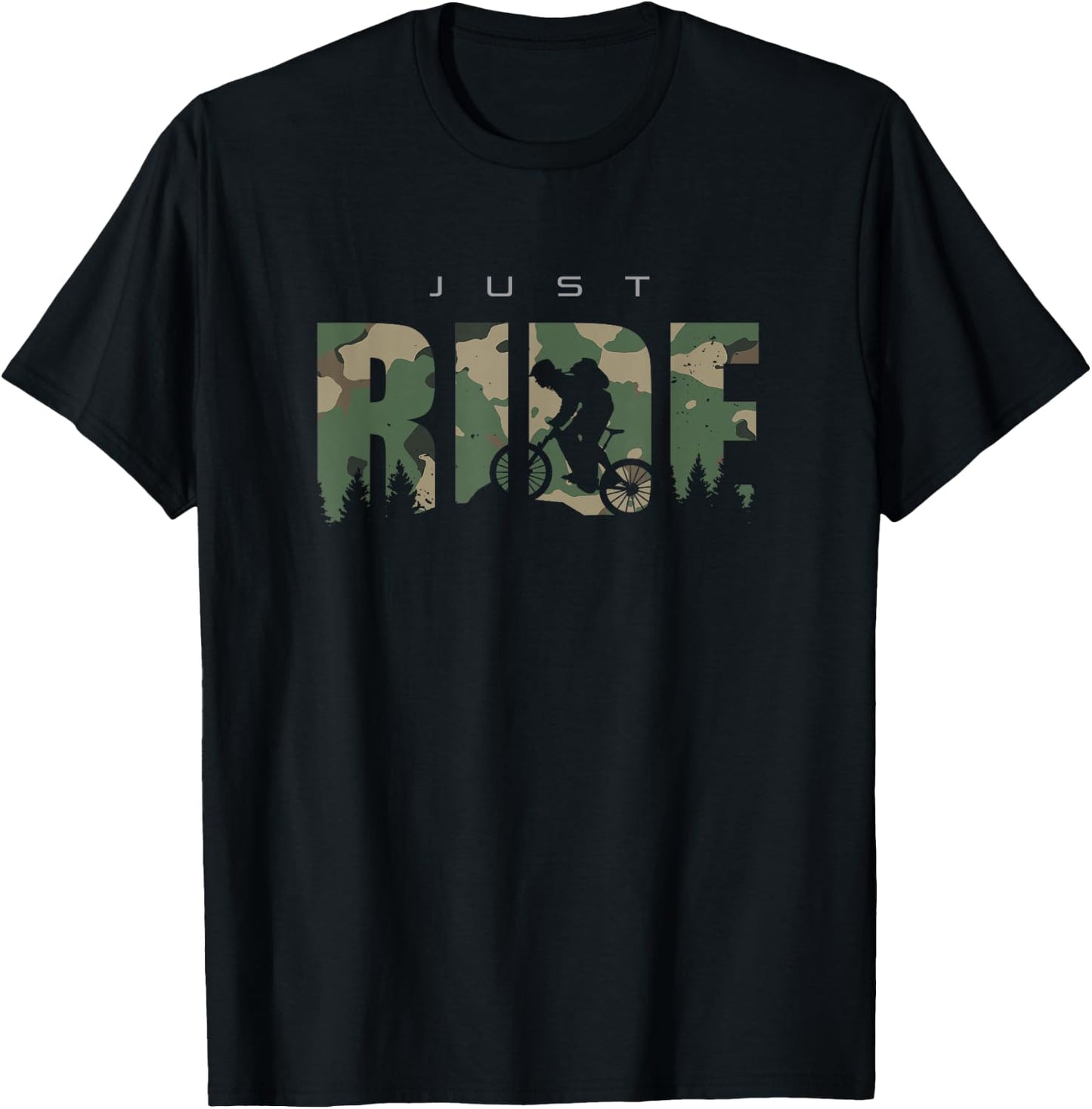 MTB Mountain Bike Apparel - MTB Mountain Bike T-Shirt - T-Shirt | Black