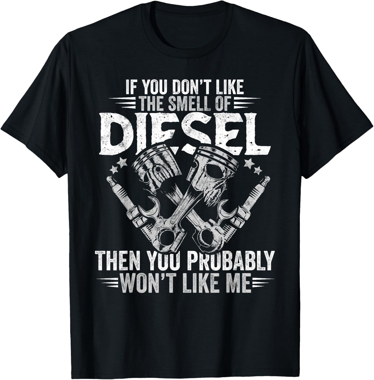 Diesel Mechanic Gift - Funny Diesel Mechanic T-Shirt - T-Shirt | Black
