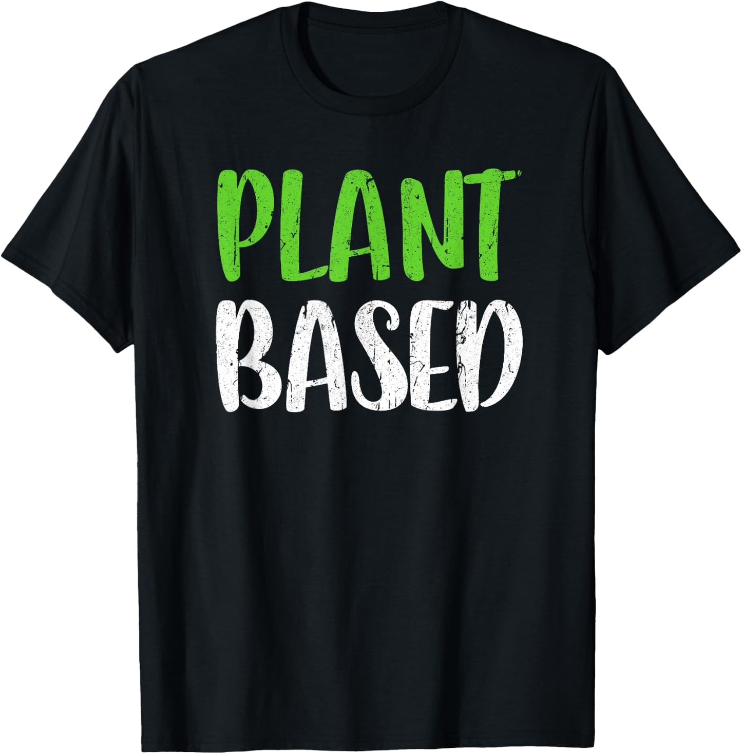Plant Based Vegetarian Shirt T-Shirt - T-Shirt | Black
