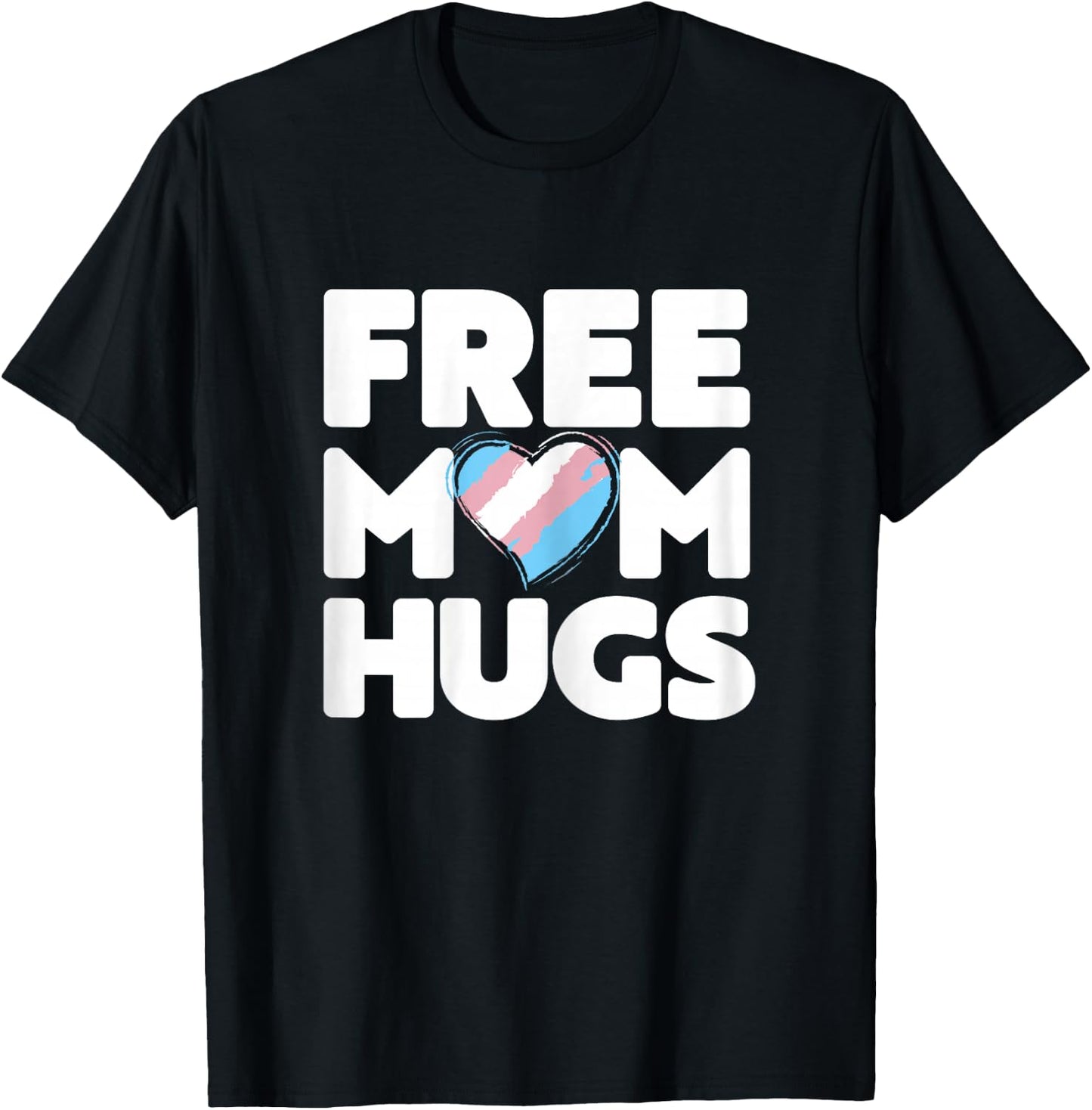 Free Mom Hugs Free Mom Hugs Transgender Pride Shirt T-Shirt - T-Shirt | Black