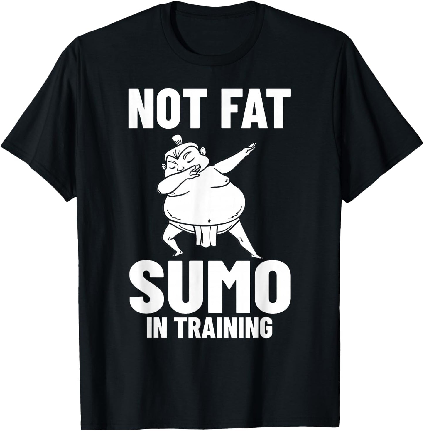 Sumo Wrestling Japanese Wrestler Sport Mawashi T-Shirt - T-Shirt | Black