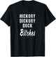 Hickory Dickory Dock Bitches Nursery Parody Rhyme Song T-Shirt - T-Shirt | Black
