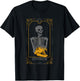 Strength Arcana Tarot Card Goth Skeleton Witchcraft T-Shirt - T-Shirt | Black