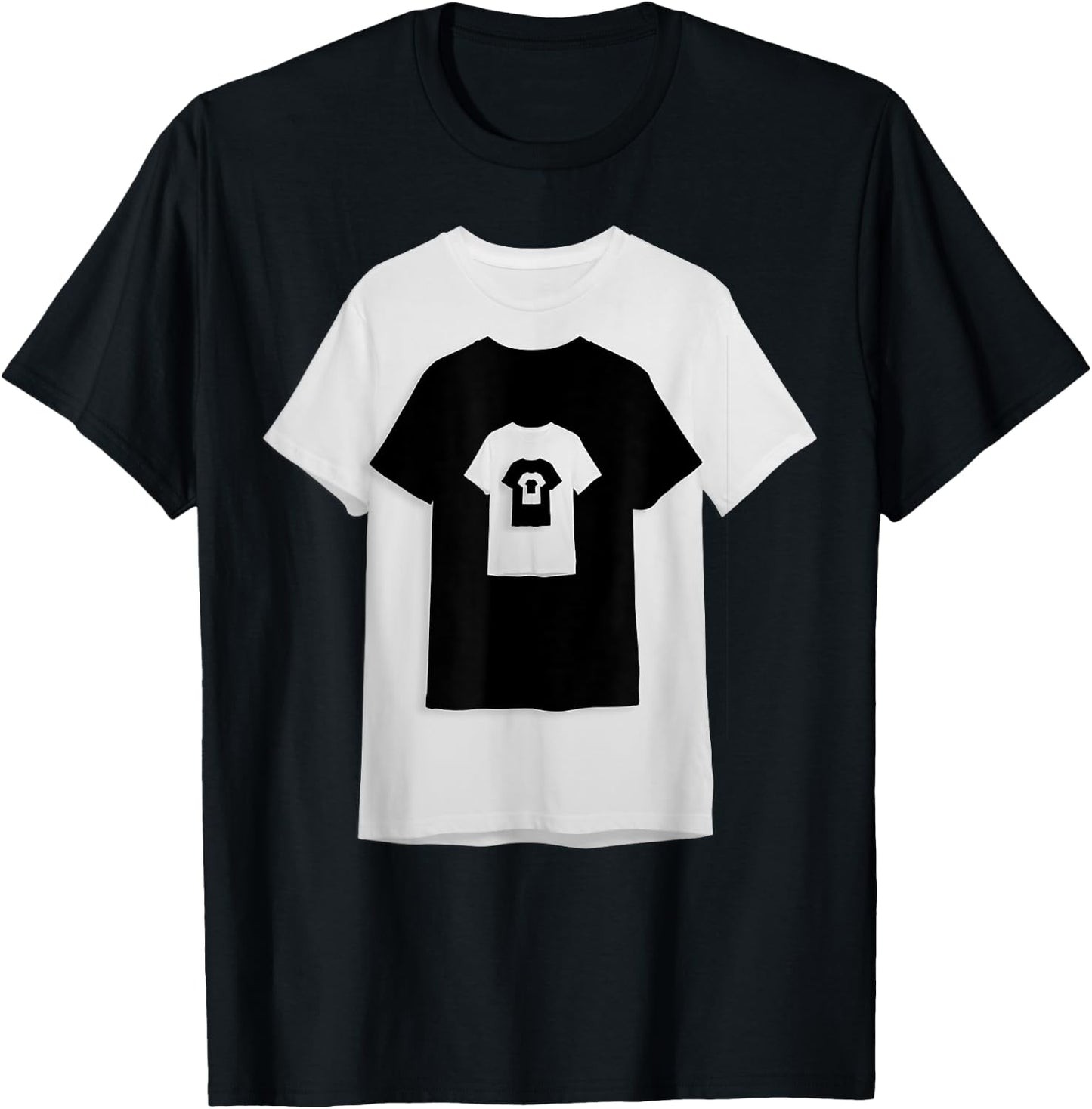 Shirt On A Shirt On A Shirt On A Shirt T-Shirt - T-Shirt | Black