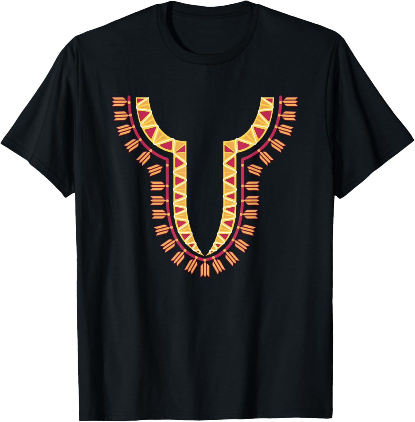 Dashiki Proud Boubou - Africa DNA Style Gift T-Shirt - T-Shirt | Black