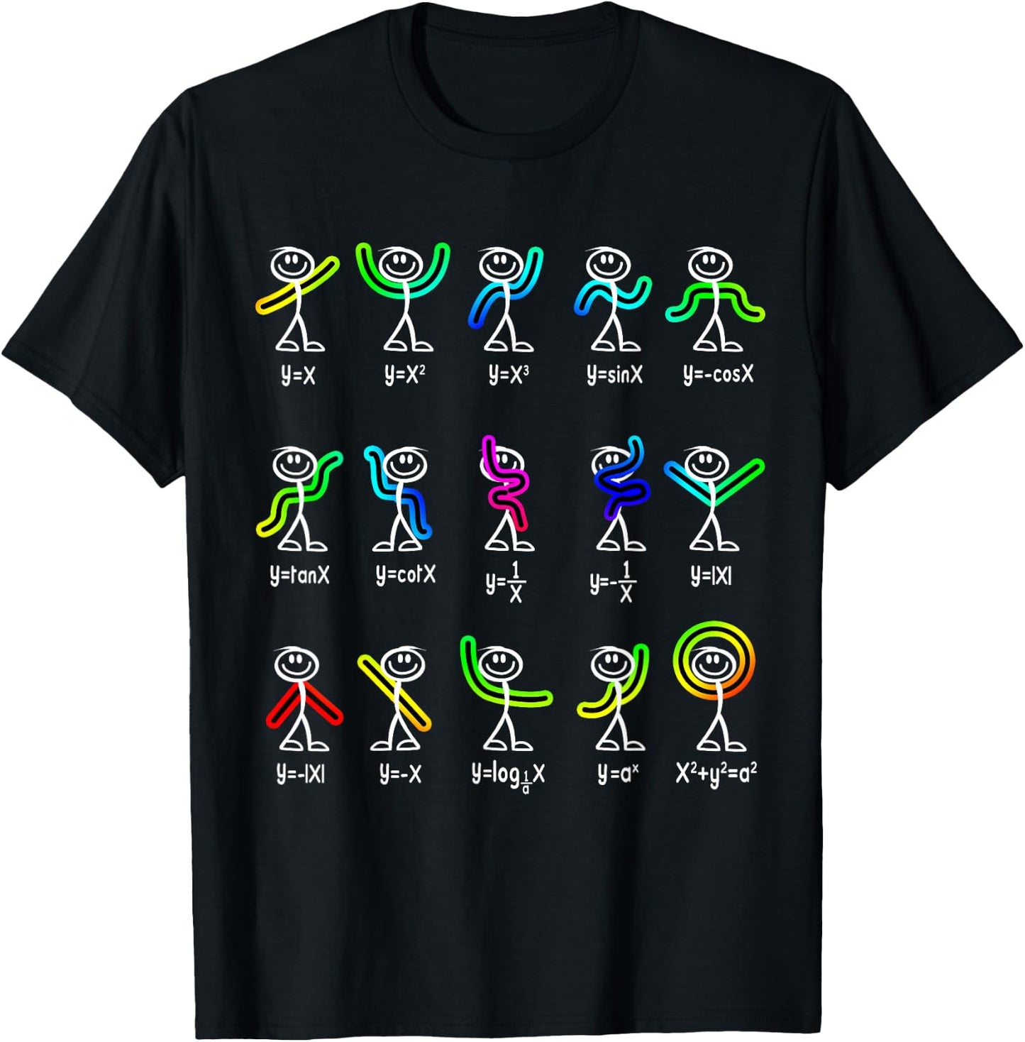 Funny Algebra Dance Function Math Teacher Geek Gift Small T-Shirt - T-Shirt | Black
