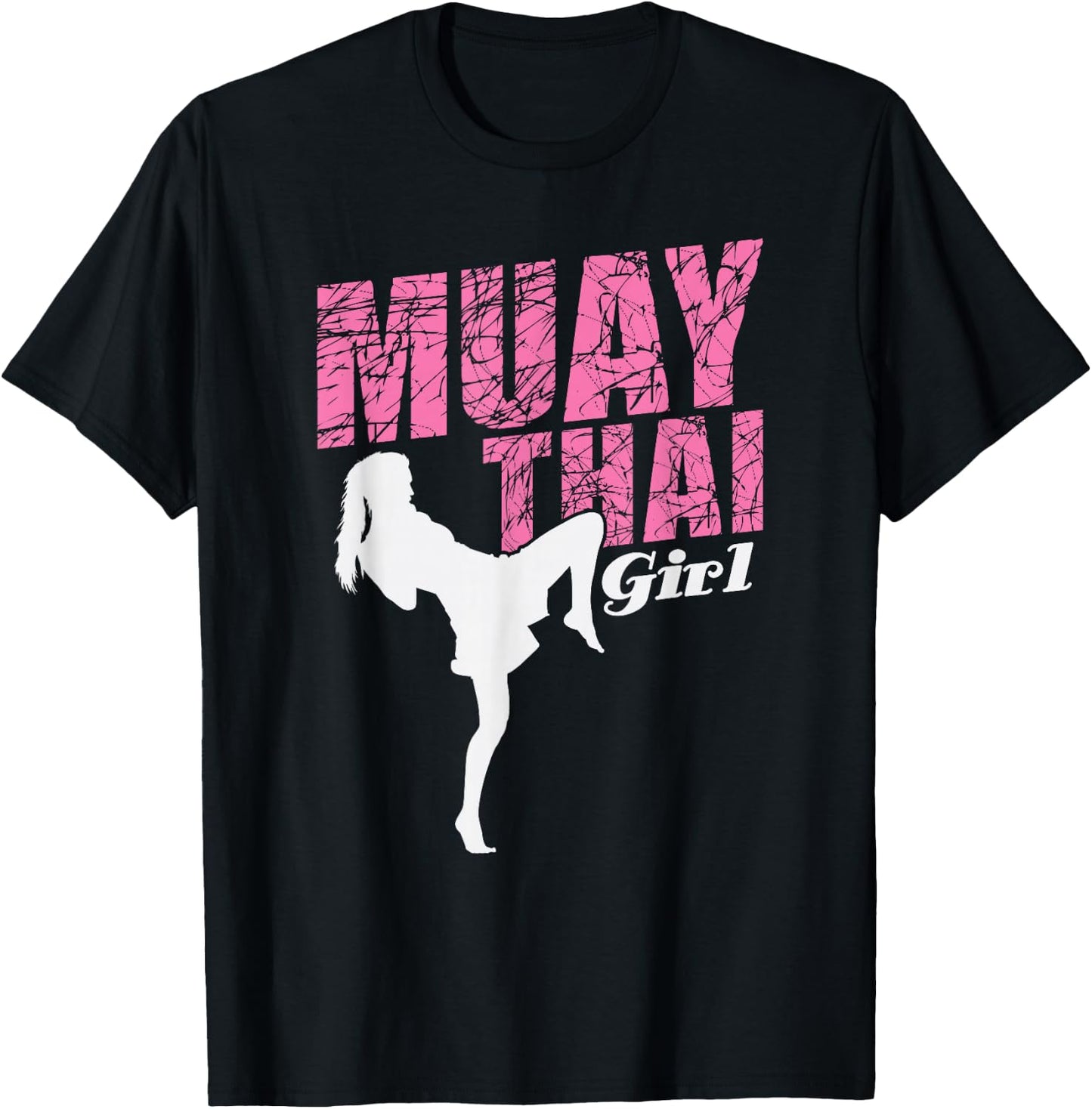 Muay Thai Girl T-Shirt - T-Shirt | Black