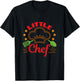 Little Chef Cooking Cook Cute Boy Girl Toddler T-Shirt - T-Shirt | Black