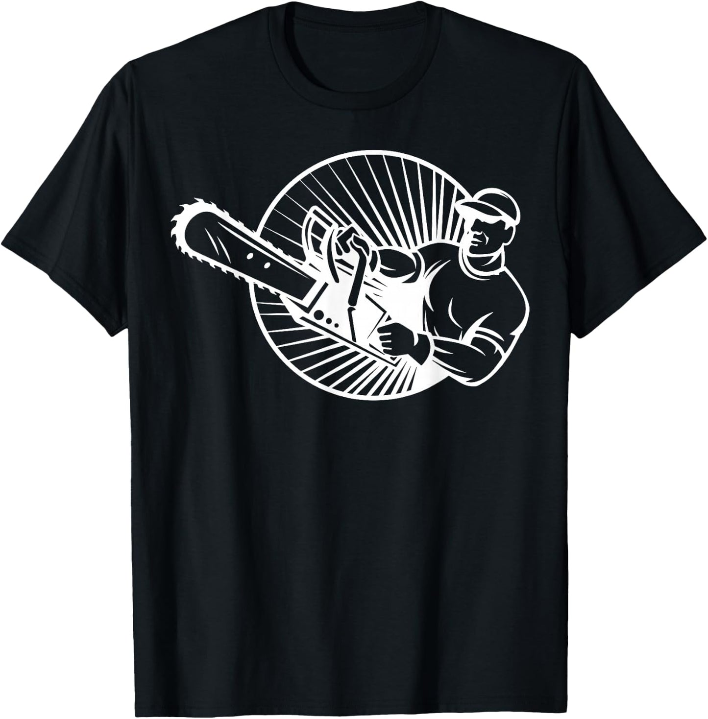 Arborist Chainsaw Tree Surgeon Arboriculturist T-Shirt - T-Shirt | Black