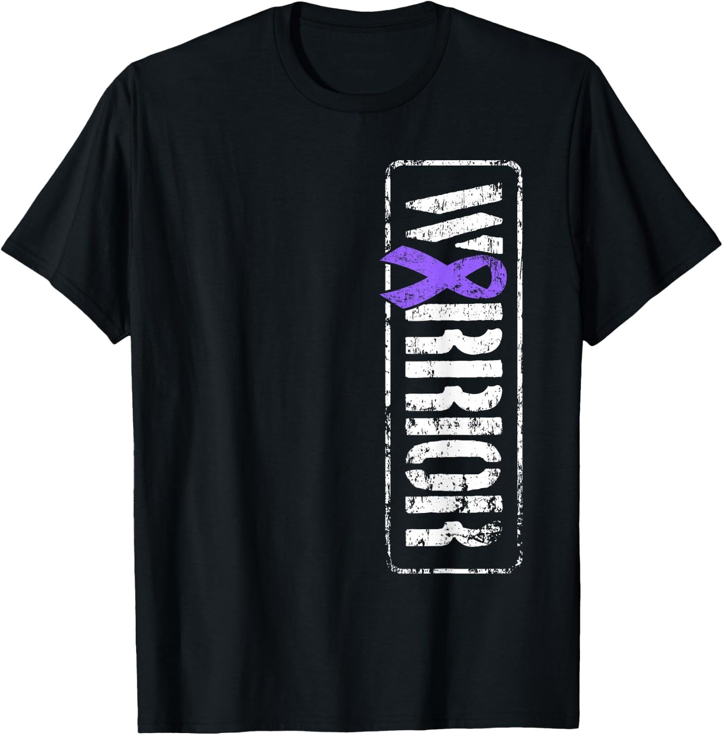 Hodgkins Lymphoma Warrior - Military-Style Awareness T-Shirt - T-Shirt | Black