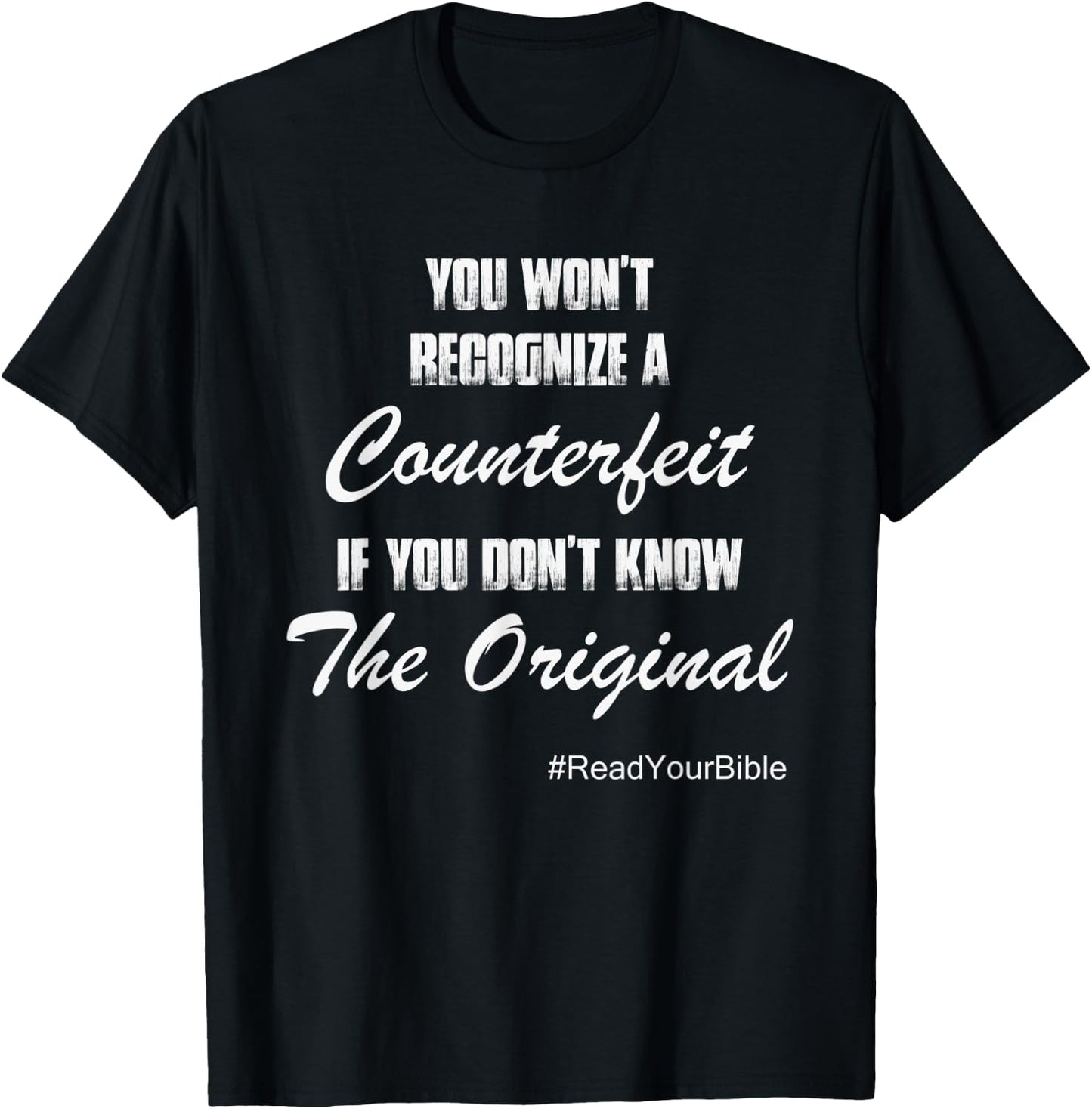 Read Your Bible T-Shirt - T-Shirt | Black