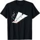 Paper Plane Crash T-Shirt - T-Shirt | Black
