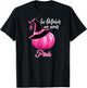 In October We Wear Pink Breast Cancer Pumpkin Witch T-Shirt - T-Shirt | Black