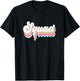 Bride Squad Retro Bachelorette Party for Bridesmaid Groovy T-Shirt - T-Shirt | Black