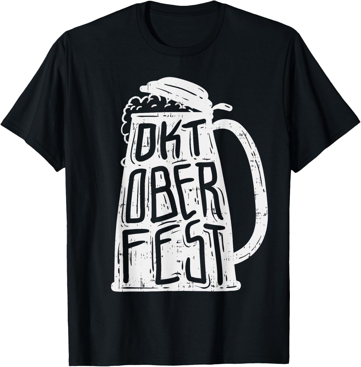 Oktoberfest Beer Mug Shirt OktoBeerFest German Drinking Gift T-Shirt - T-Shirt | Black