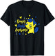 Down Right Awesome Unicorn Shirt Girls Down Syndrome Day T-Shirt - T-Shirt | Black